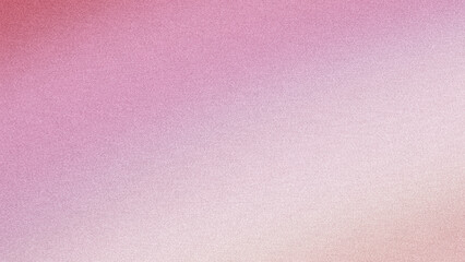 Pink color gradient background with holographic pastel abstract blurred grain noise effect