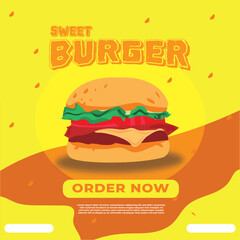 FREE POSTER BURGER DESIGN