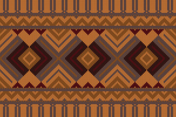 Motif Ikat Paisley Embroidery Background. Ikat Texture Geometric Ethnic Oriental Pattern traditional.aztec Style Abstract Vector illustration.design for Texture,fabric,clothing,wrapping,sarong.