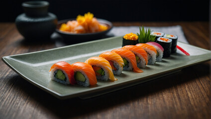 Image of authentic Japanese sushi