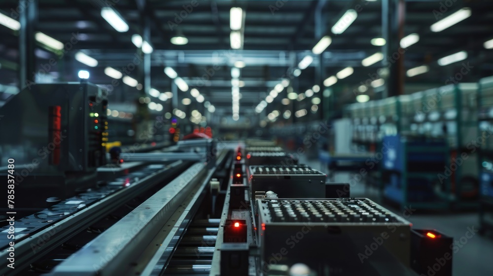Poster electronics factory engineer it is responsible for taking care of and maintaining the factory's oper