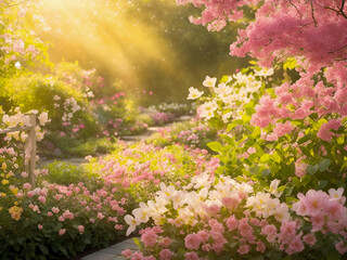 Obraz premium flowers in the garden