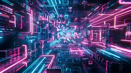 futuristic neon abstract background.