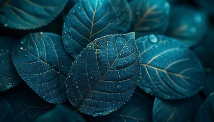 "Leaf Texture - Detailed Background with Veins and Cells"