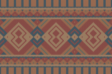 Ikat Damask Paisley Embroidery Background. Ikat Aztec Geometric Ethnic Oriental Pattern Traditional. Ikat Aztec Style Abstract Design for Print Texture,fabric,saree,sari,carpet.