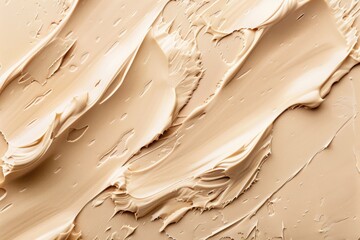 Textured relief of a beige tone cream surface.