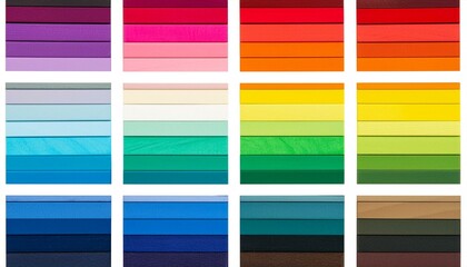 Future color trends. Popular color palettes. Harmony and future color guide. Swatches. color scheme