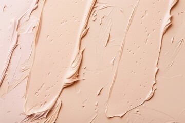 Obraz premium Textured relief of a beige tone cream surface.