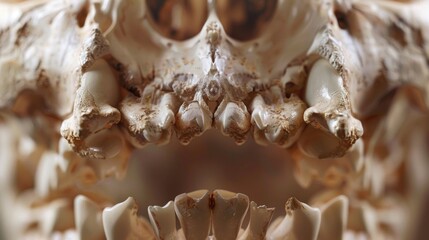 The symmetrical formation of the jaw bone a strong and essential element of the facial structure. .