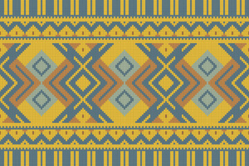 Ikat Damask Paisley Embroidery Background. Ikat Seamless Geometric Ethnic Oriental Pattern Traditional. Ikat Aztec Style Abstract Design for Print Texture,fabric,saree,sari,carpet.