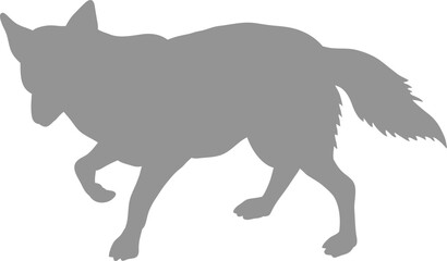 animal, silhouette, vector, dog, mammal, illustration, wild, wolf, black, isolated, wildlife, nature, white, animals, farm, zoo, pet, rhinoceros, pig, drawing, predator, fur, cat, art