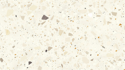 High quality Terrazzo marble flooring seamless texture. Concrete wall with multi colored stones pattern background.