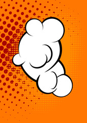 Awesome Cartoon Abstract Background, comic book backdrop. Retro vector comics pop art design illustration.