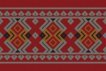 Ikat Paisley Pattern Embroidery Background. Ikat Stripes Geometric Ethnic Oriental Pattern Traditional. Ikat Aztec Style Abstract Design for Print Texture,fabric,saree,sari,carpet.