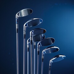 Golf Clubs in a Professional Navy Setup: Elevate Your Game with Style