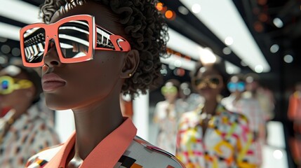 Virtual Fashion Show in VR with Digitally Crafted Animated Outfits