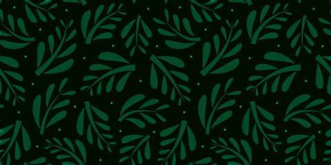 Organic motif, botanical motif background. Seamless pattern.Vector.スタイリッシュな有機的パターン - 785852255