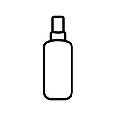 Bottle perfume line icon