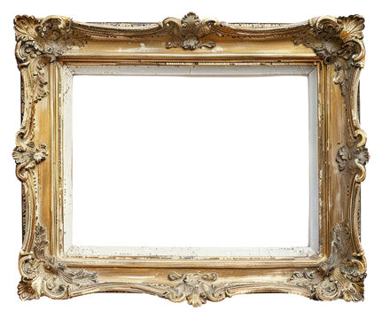 PNG  Gold picture frame mirror photography furniture