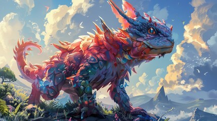 Fantasy Creature Guide in Virtual Game