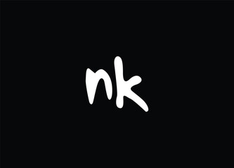 NK  creative logo design and abstract logo