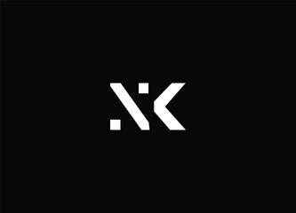 NK  creative logo design and abstract logo