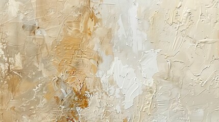 Rough, textured abstracts mimicking the sandy beaches and rocky coastlines, in warm beiges and soft whites. 