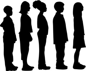 silhouette, woman, people, vector, couple, black, illustration, business, person, boy, dance, love, men, child, family, body, standing, outline, holding, businessman