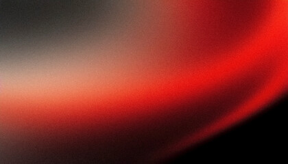 Abstract artwork featuring a blurred gradient of black and vibrant red. - obrazy, fototapety, plakaty