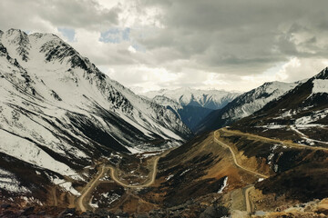 Xizang, Self, driving, Travel, Snow, Mountain winter, landscape, Yixiu La Pass