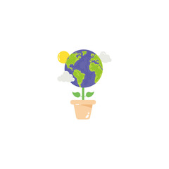 global warming temperature earth day vector nature