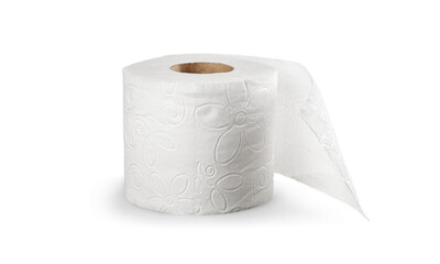 white toilet paper