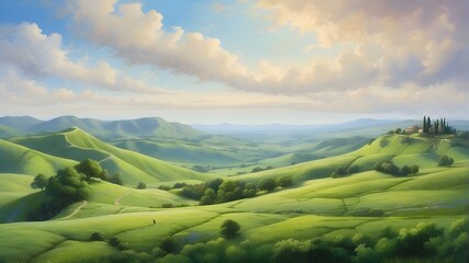 verdant hills landscape