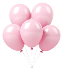 PNG  Balloon celebration party pink - obrazy, fototapety, plakaty