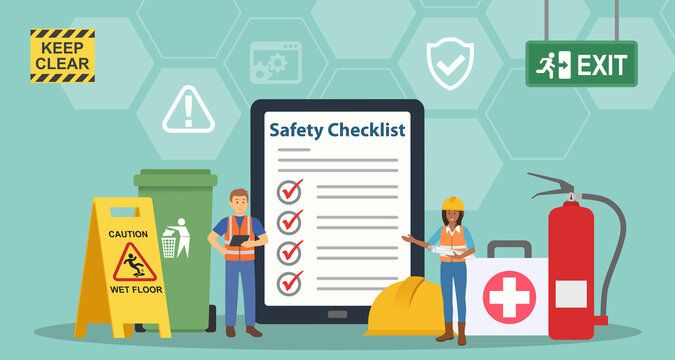 Occupational Safety Checklist Background. Occupational Safety and Health Concept