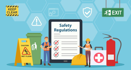 Occupational Safety Regulations Background. Occupational Safety and Health Concept