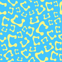 Abstract Letter C Vector Seamless Pattern