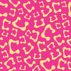 Abstract Letter C Vector Seamless Pattern