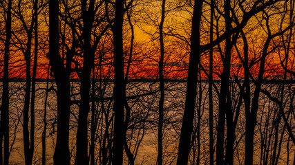 Obraz premium Elk Neck Sunset