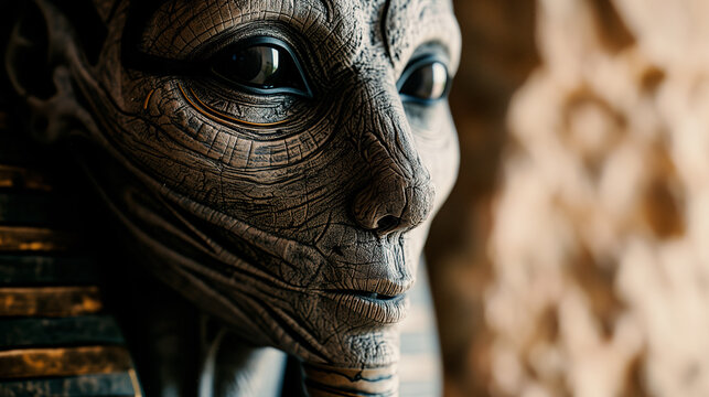Ancient alien statue