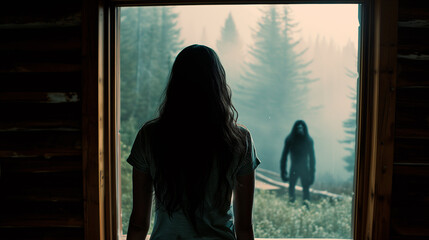 Girl in cabin sees Bigfoot