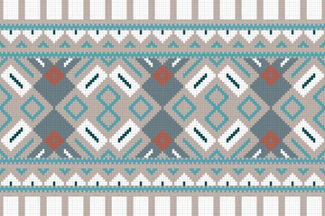 Ethnic abstract ikat art design. Seamless pattern in tribal, folk embroidery, and Mexican style. Seamless abstract ikat pattern.background ,carpet,wallpaper,clothing,