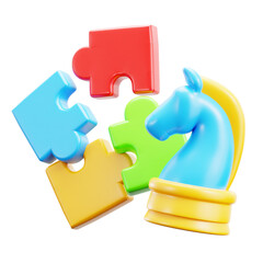 3D Puzzle Strategy Icon - 785878636