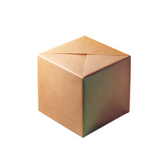 Fototapeta premium Cardboard box or brown paper box