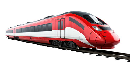 Fototapeta premium PNG Speed train locomotive vehicle railway