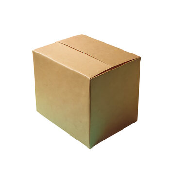 Cardboard box or brown paper box