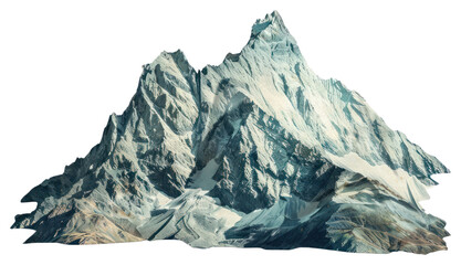 Fototapeta premium PNG Mountain shape collage cutouts outdoors scenery nature