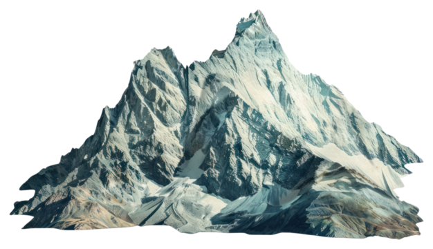 PNG Mountain shape collage cutouts outdoors scenery nature