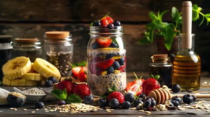 Upgrade your Morning Routine: Healthy, Delicious and Nutritious Recipe of Fruit Topped Overnight Oats 