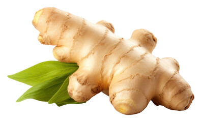 PNG  Ginger plant food white background
